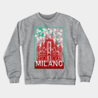 SPRING IN MILANO Crewneck Sweatshirt